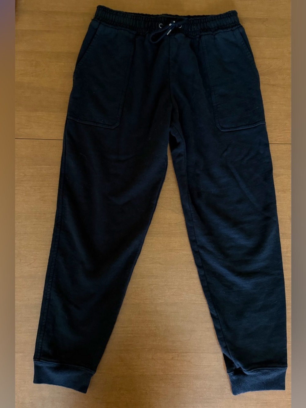 James Perse Black Elastic Waist Joggers